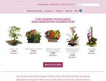 Tablet Screenshot of dixonflorist.com